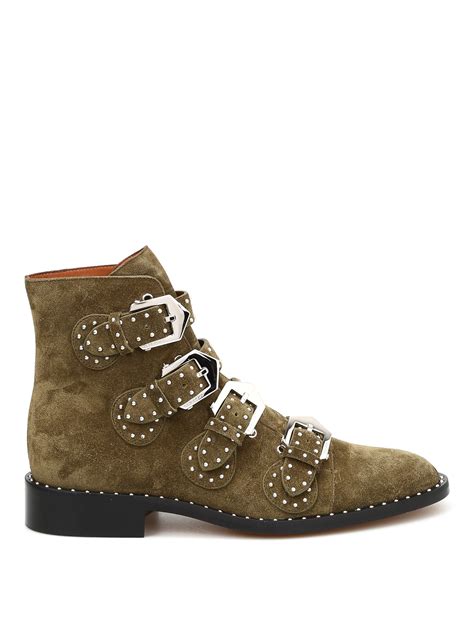 givenchy suede studded boots|Givenchy golden boots.